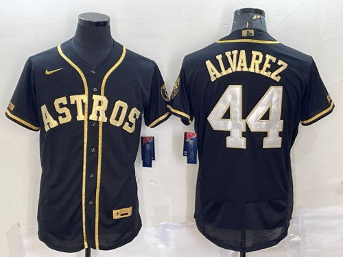 Yordan Alvarez Houston Astros black jersey