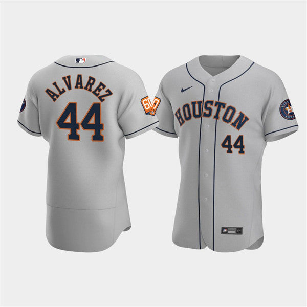 Yordan Alvarez Houston Astros gray jersey