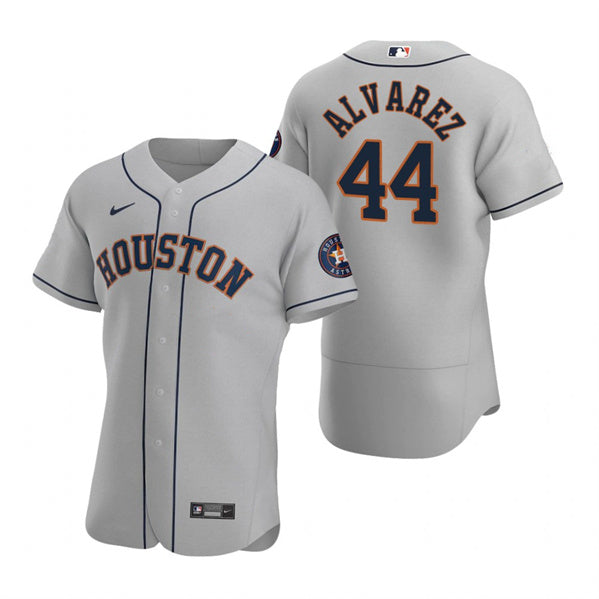 Yordan Alvarez Houston Astros gray jersey