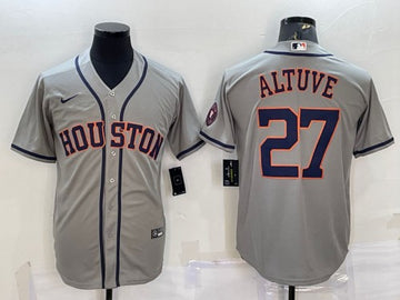 Yordan Alvarez Houston Astros gray jersey