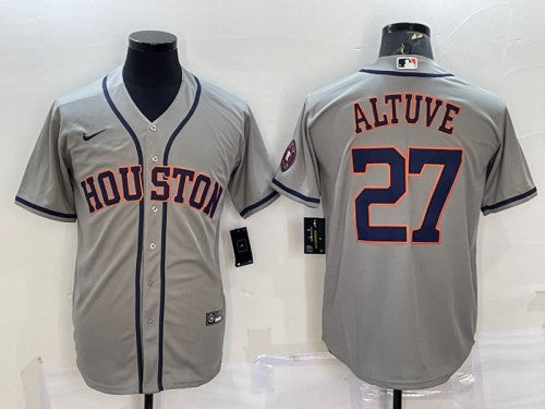 Yordan Alvarez Houston Astros gray jersey
