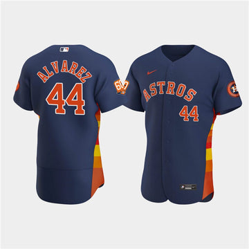 Yordan Alvarez Houston Astros navy jersey