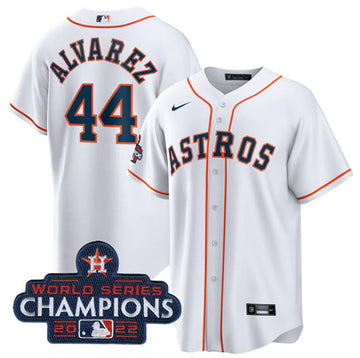 Yordan Alvarez Houston Astros white Home jersey