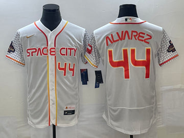 Yordan Alvarez Houston Astros white jersey