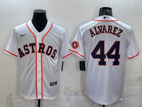 Yordan Alvarez Houston Astros white jersey