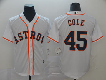 Gerrit Cole Houston Astros white jersey
