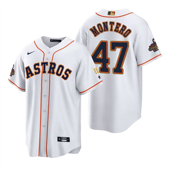 Rafael Montero Houston Astros white jersey