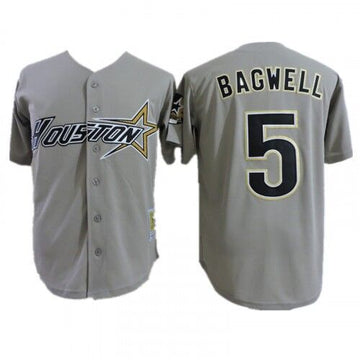 Jeff Bagwell Houston Astros gray jersey