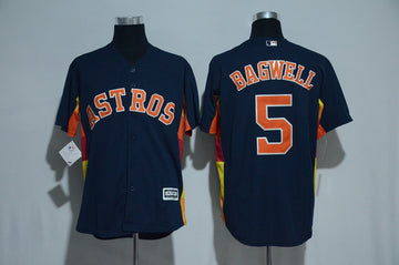 Jeff Bagwell Majestic Houston Astros navy Alternate jersey