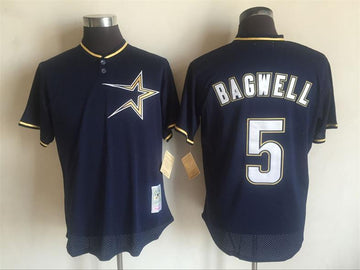 Jeff Bagwell Houston Astros navy Throwback jersey