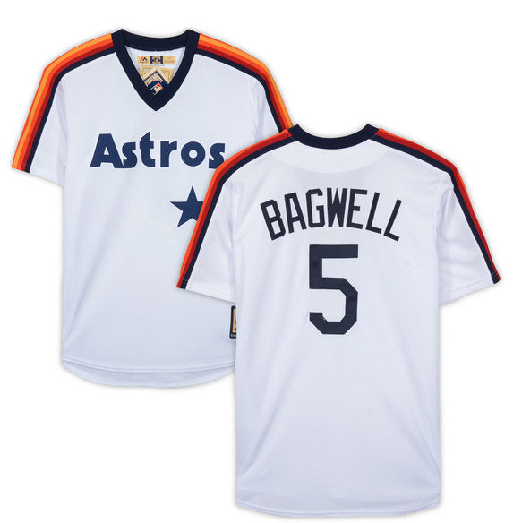 Jeff Bagwell Houston Astros white jersey