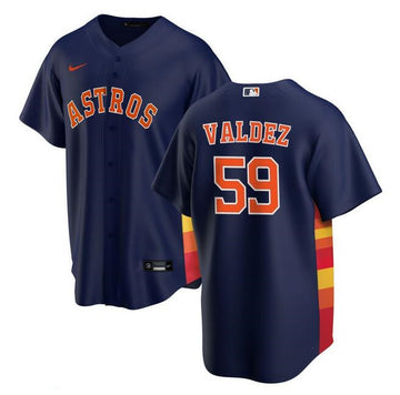 Framber Valdez Houston Astros navy jersey