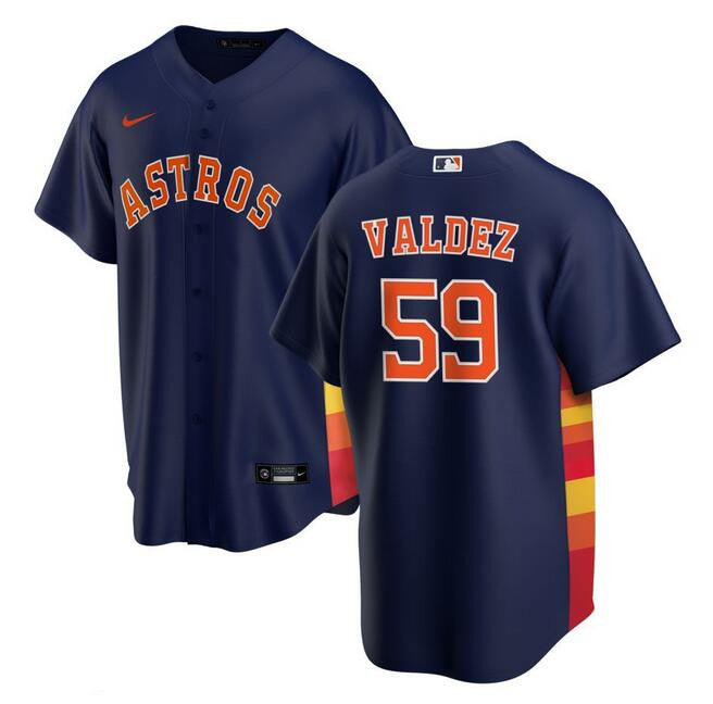 Framber Valdez Houston Astros navy jersey