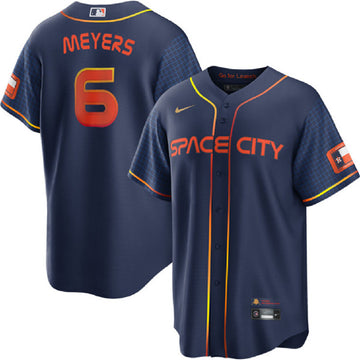 Jake Meyers Houston Astros navy City Connect jersey