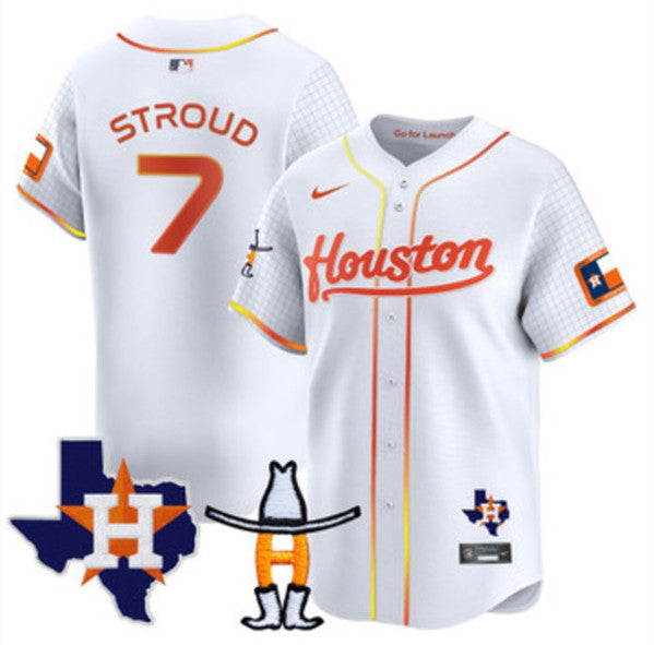 CJ Stroud Houston Astros white jersey