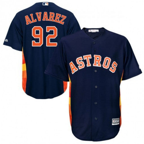Yordan Alvarez Houston Astros navy jersey