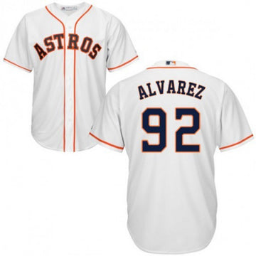 Yordan Alvarez Houston Astros white jersey