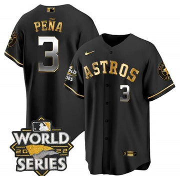 Custom Houston Astros black jersey