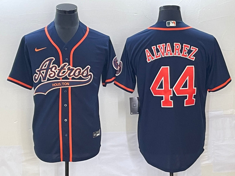 Custom Houston Astros navy jersey