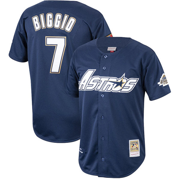 Custom Houston Astros navy jersey