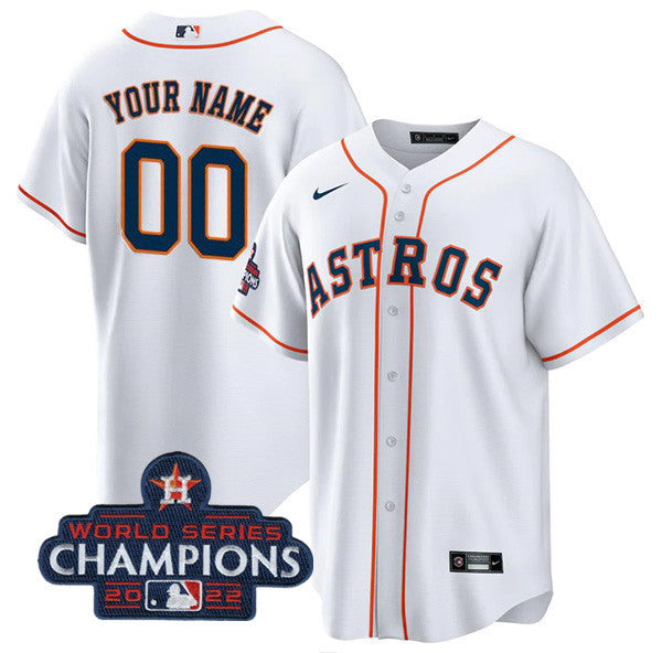 Custom Houston Astros white jersey