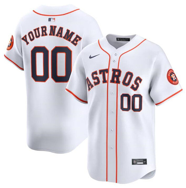 Custom Houston Astros white Home jersey