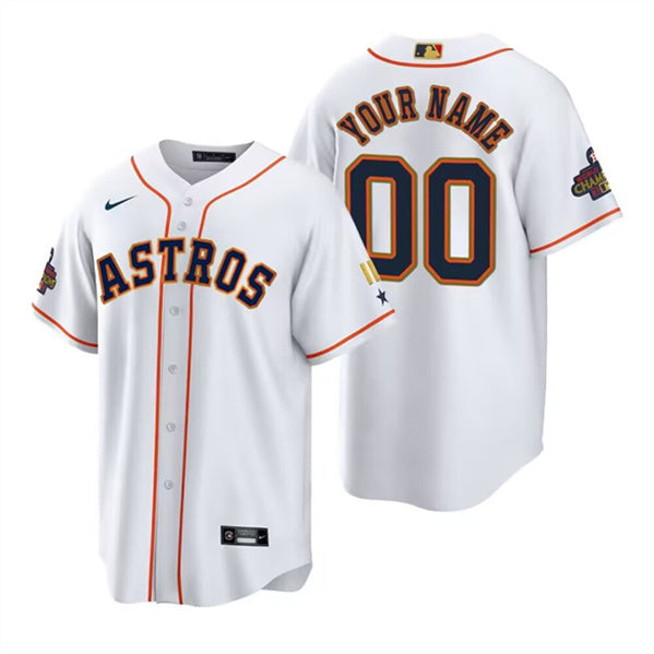 Custom Houston Astros white jersey