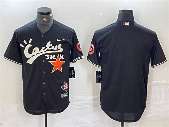 Custom Houston Astros black jersey