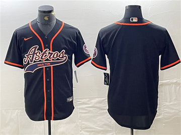 Custom Houston Astros black jersey