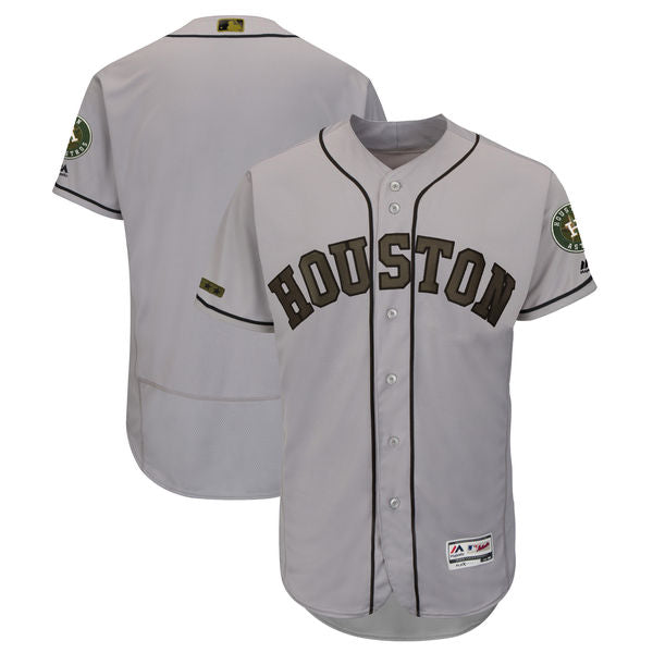 Custom Houston Astros gray jersey