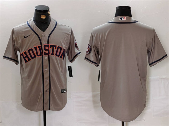 Custom Houston Astros gray jersey