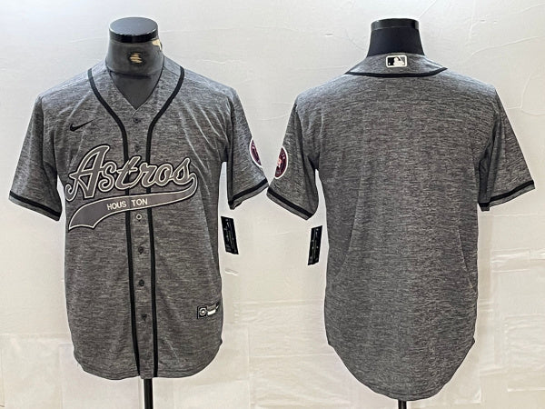Custom Houston Astros gray jersey