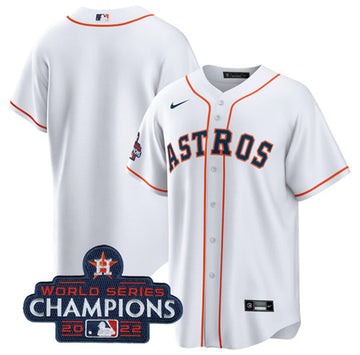 Custom Houston Astros white Home jersey