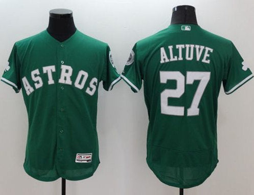 Custom Houston Astros green jersey