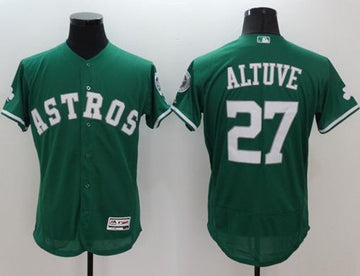 Custom Houston Astros green jersey