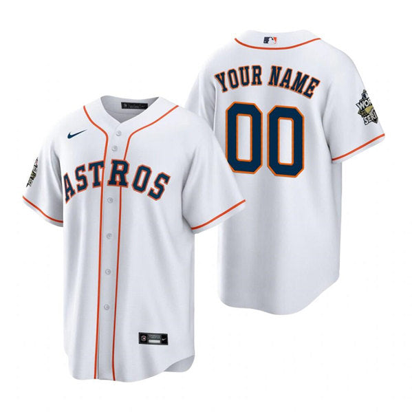 Custom Houston Astros white Home jersey