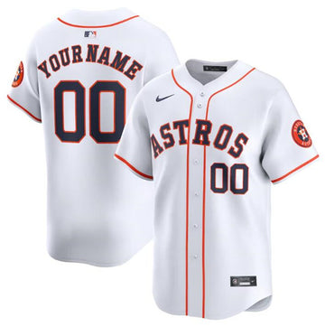 Custom Houston Astros white Home jersey