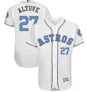 Custom Houston Astros white jersey