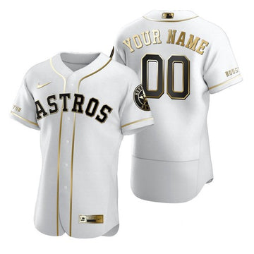 Custom Houston Astros white jersey