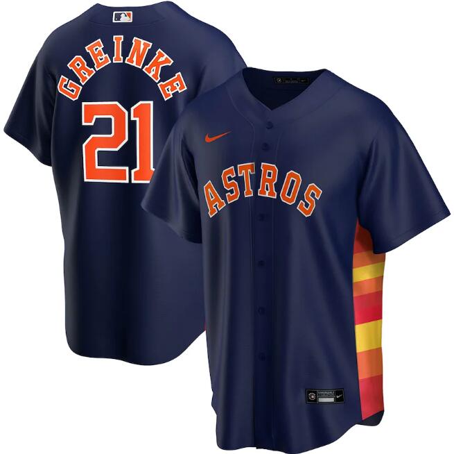 Houston Astros navy jersey