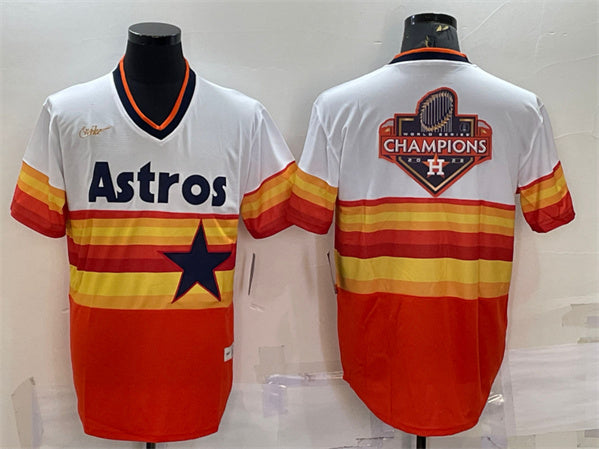 Houston Astros orange-white jersey