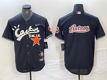 Team Big Logo Houston Astros black jersey