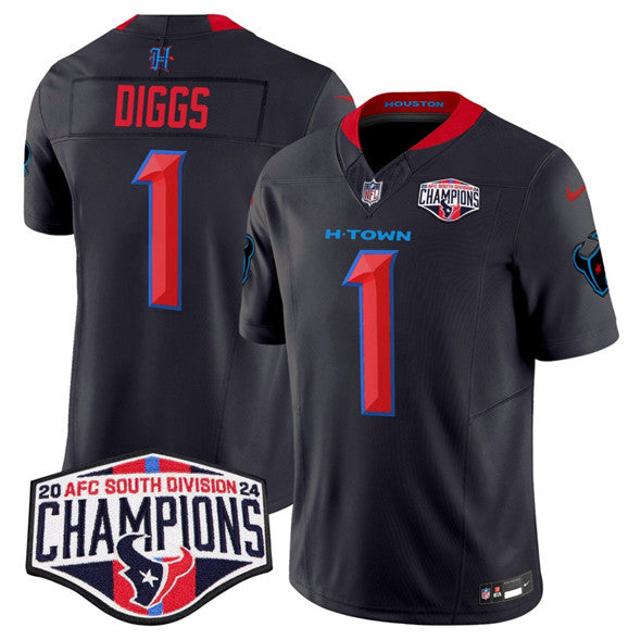 Stefon Diggs Houston Texans navy FUSE jersey