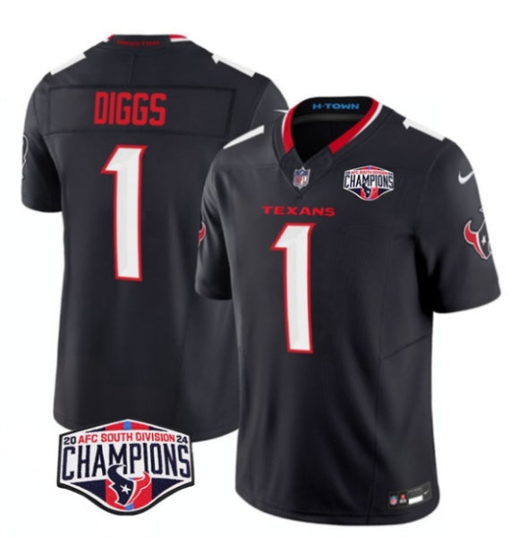Stefon Diggs Houston Texans navy FUSE jersey