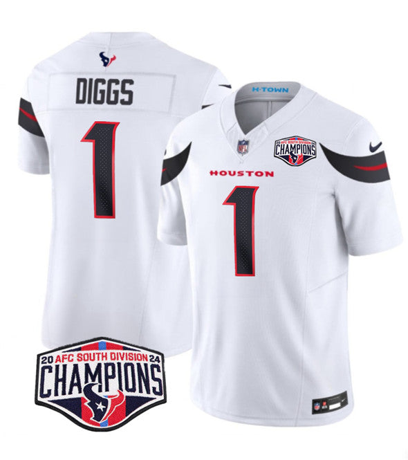 Stefon Diggs Houston Texans white FUSE jersey