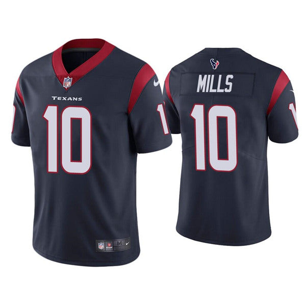 Davis Mills Houston Texans navy jersey