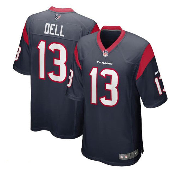 Tank Dell Houston Texans navy Game jersey