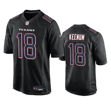 Case Keenum Houston Texans black Fashion jersey