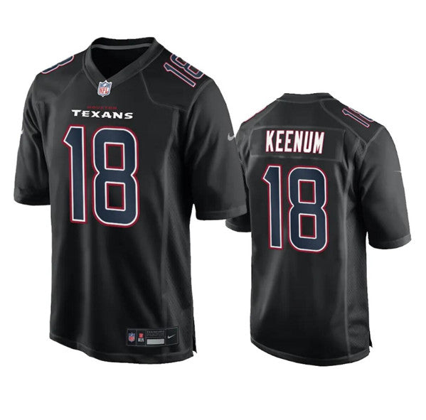 Case Keenum Houston Texans black Fashion jersey