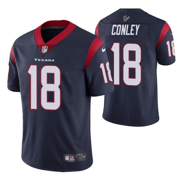 Chris Conley Houston Texans navy jersey